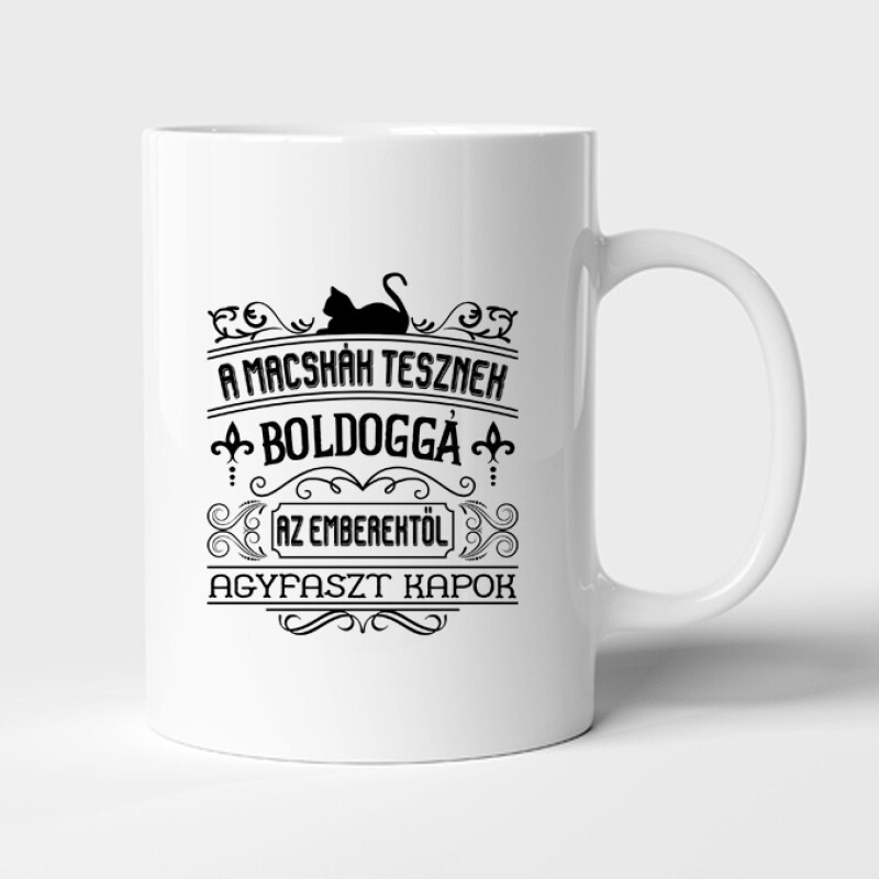 A macskák tesznek boldoggá ... Bögre