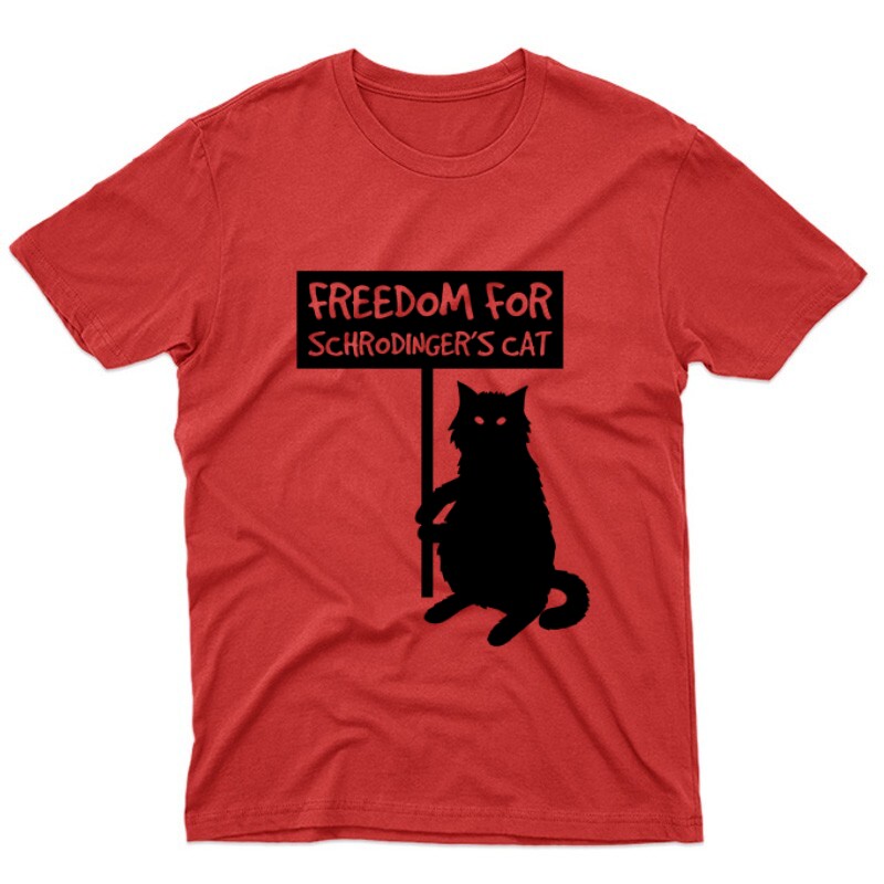 Freedom for Schrodinger’s Cat Unisex Póló