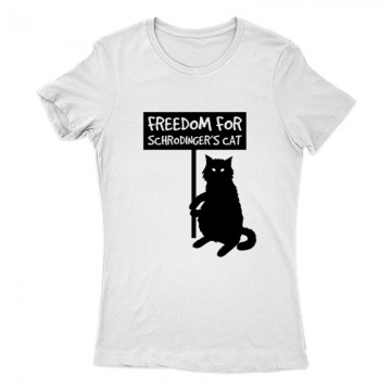 Freedom for Schrodinger’s Cat Női Póló