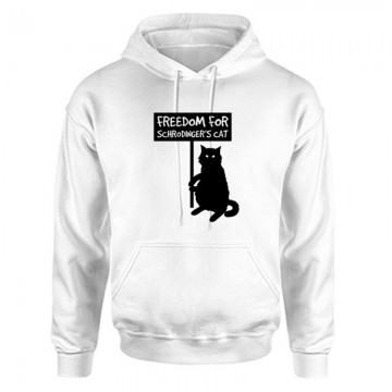 Freedom for Schrodinger’s Cat Unisex Kapucnis Pulcsi