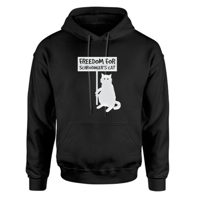 Freedom for Schrodinger’s Cat Unisex Kapucnis Pulcsi