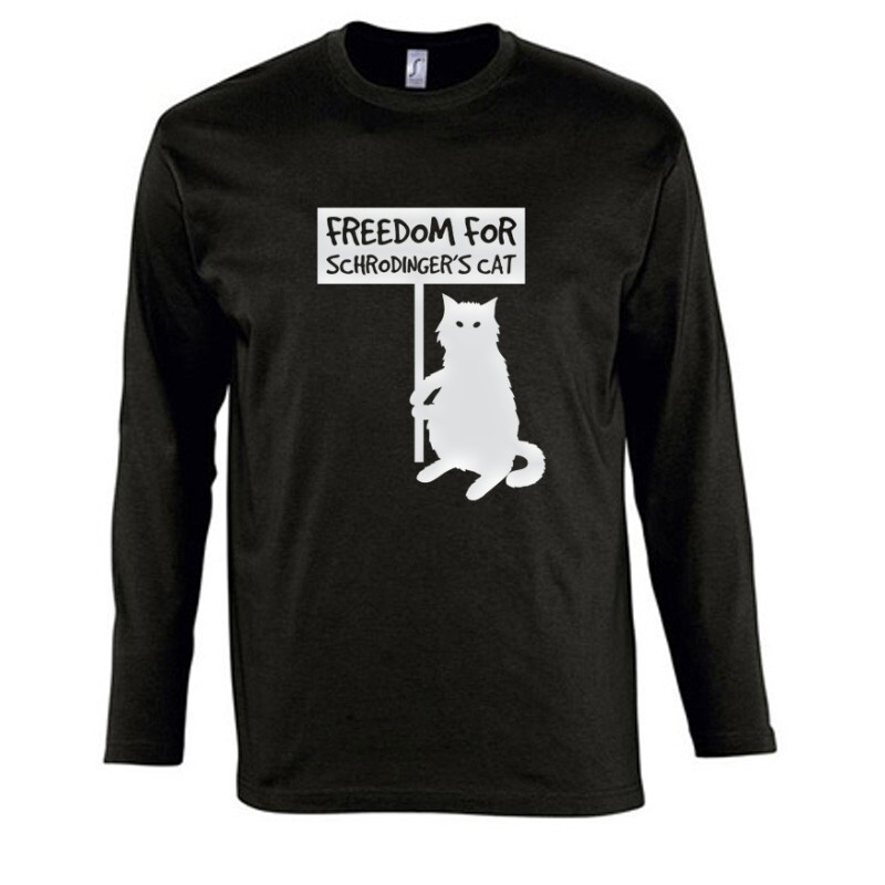 Freedom for Schrodinger’s Cat Hosszú Ujjú Póló