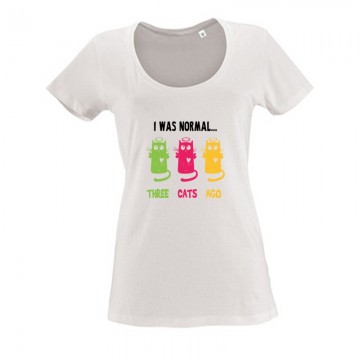 I was normal... Női O Nyakú Póló