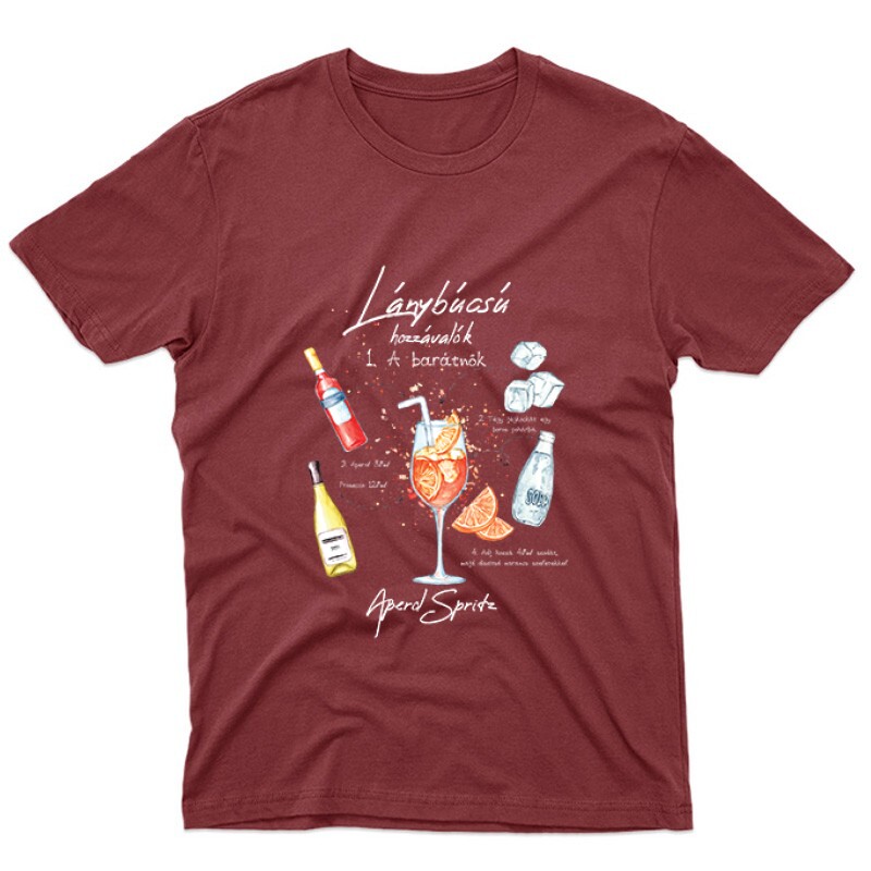 Lánybúcsú-Aperol Unisex Póló