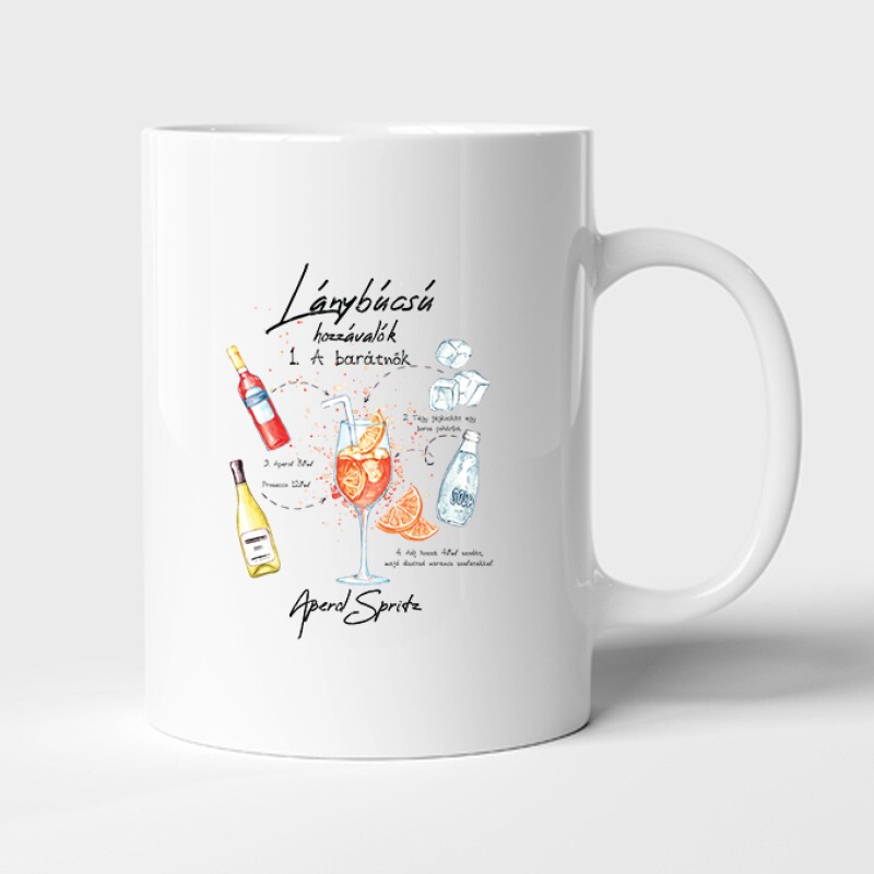 Lánybúcsú-Aperol Bögre