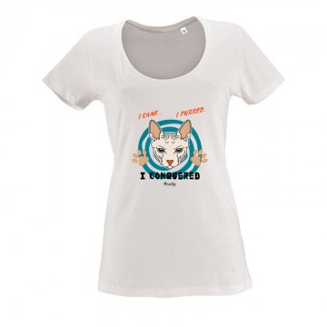 I conquered Női O Nyakú Póló