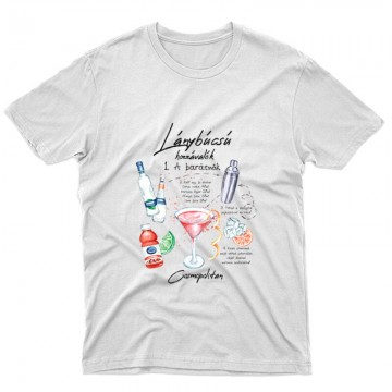 Lánybúcsú-Cosmopolitan Unisex Póló