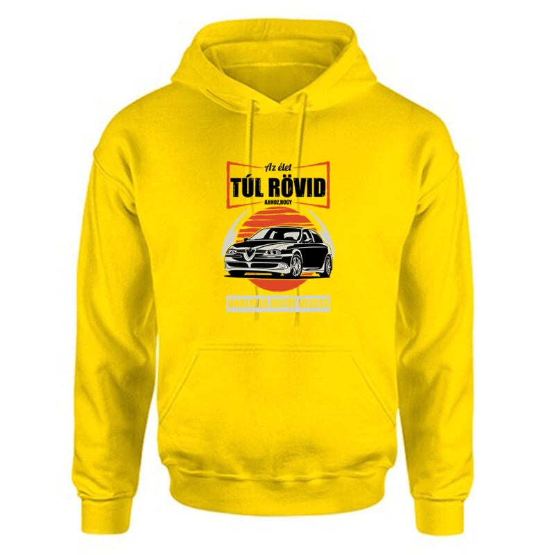 Az élet (Alfa) Unisex Kapucnis Pulcsi