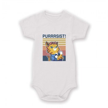 Purrrsist! retro Baby Body