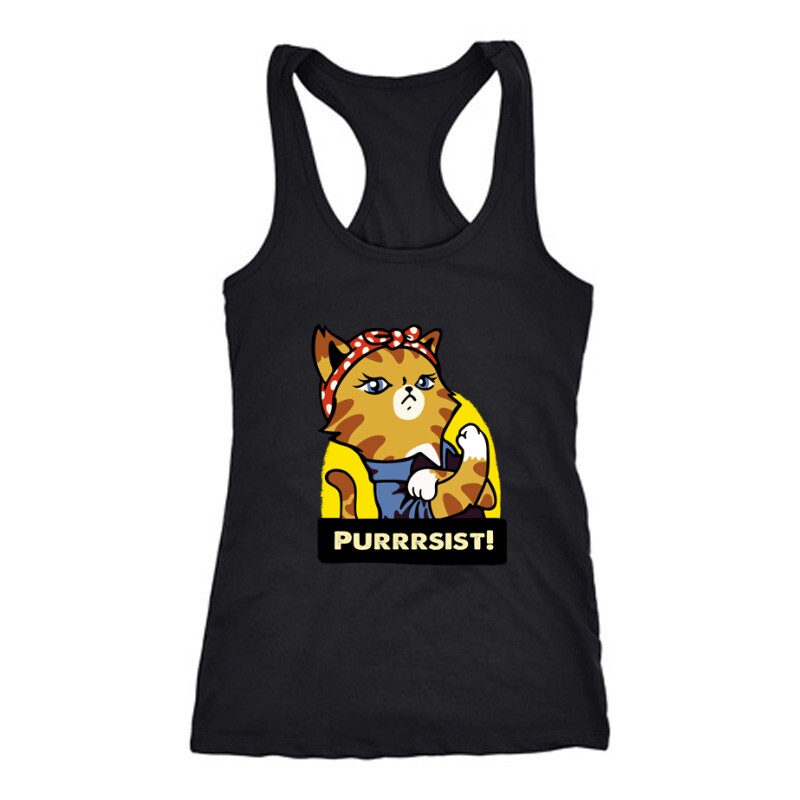 Purrrsist! Női Trikó