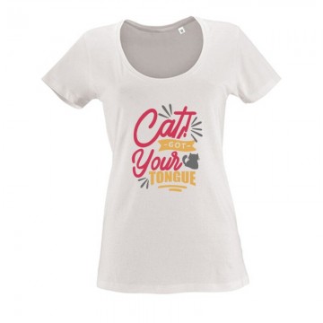Cat got Női O Nyakú Póló