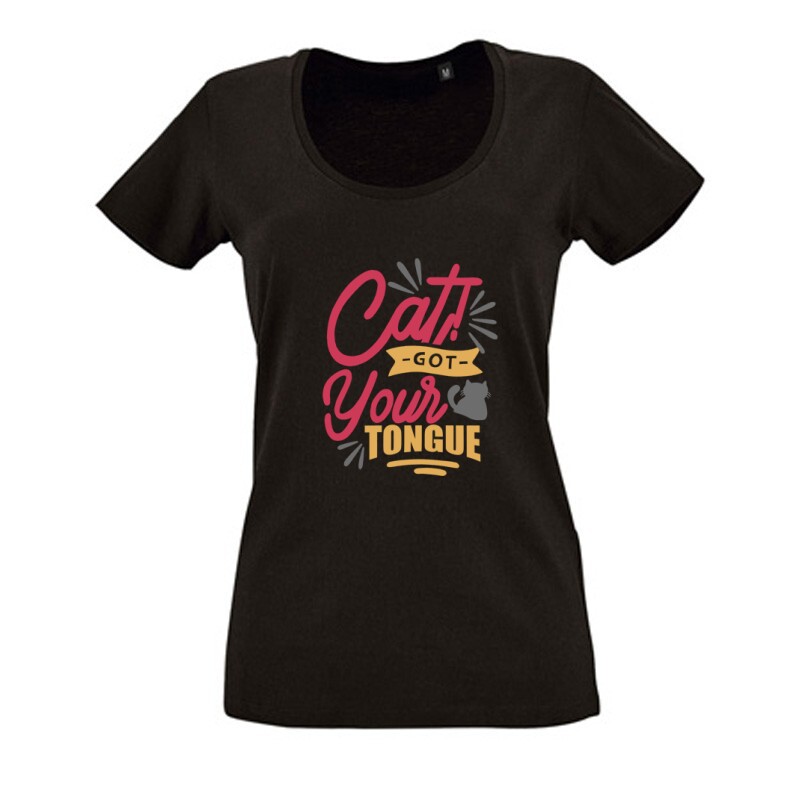 Cat got Női O Nyakú Póló