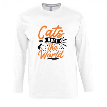 Cats rule Hosszú Ujjú Póló
