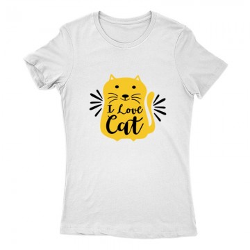 I love cat Női Póló