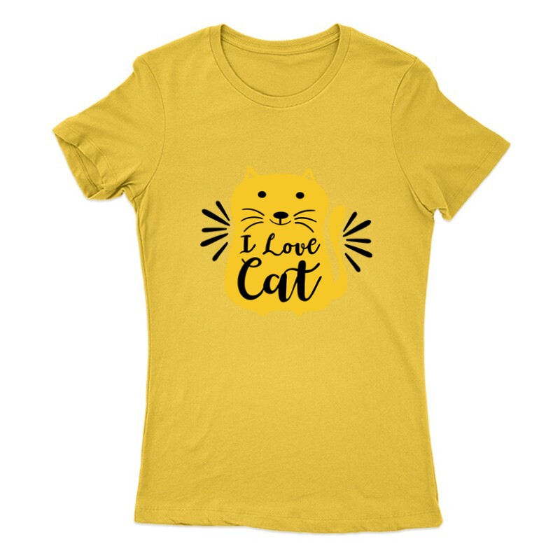 I love cat Női Póló