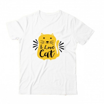 I love cat Gyermek Póló
