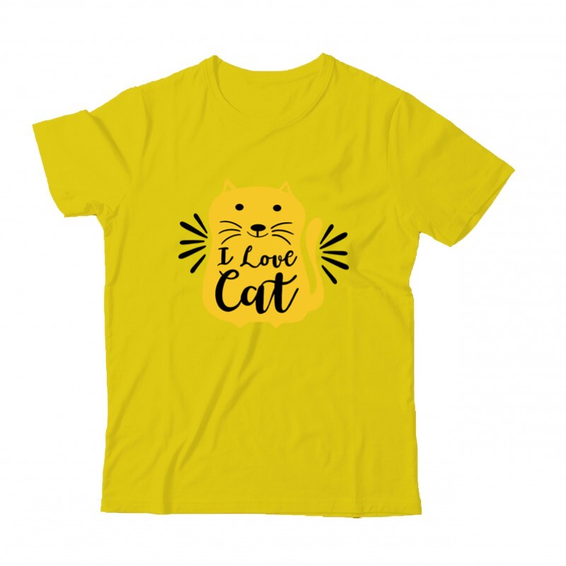 I love cat Gyermek Póló
