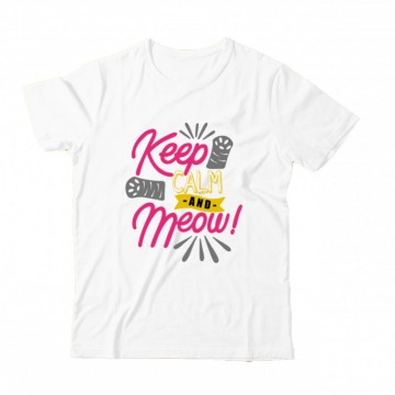 Keep Calm and Meow Gyermek Póló