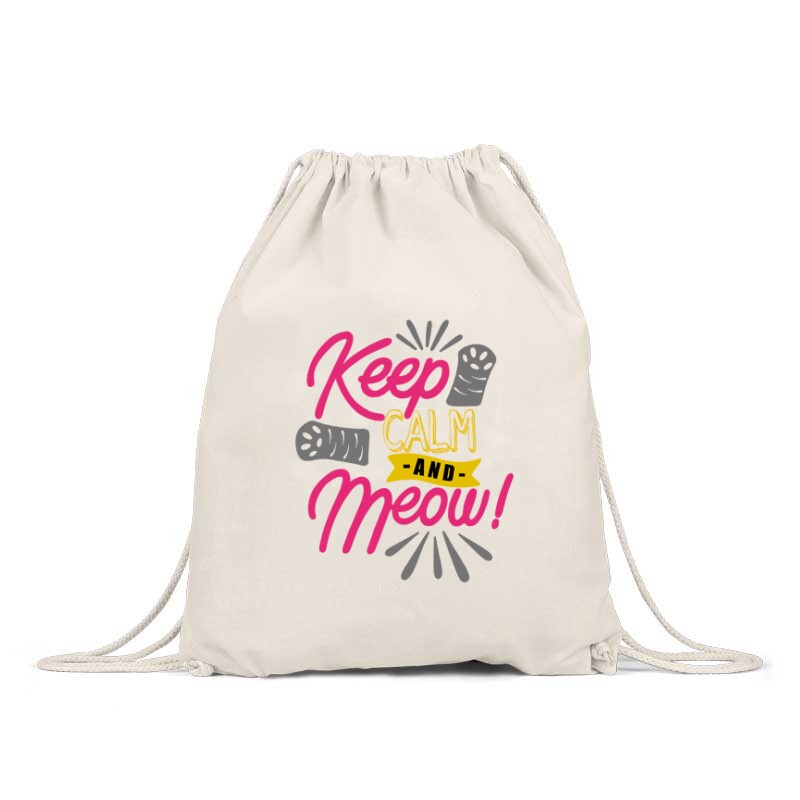 Keep Calm and Meow Hátizsák
