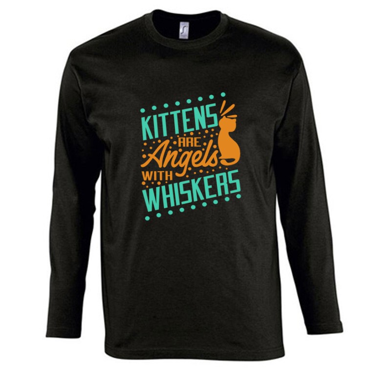 Kittens are Angels Hosszú Ujjú Póló