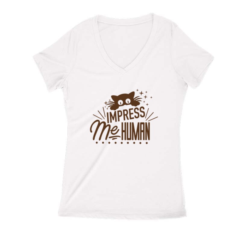 Me Human Női V Kivágott póló