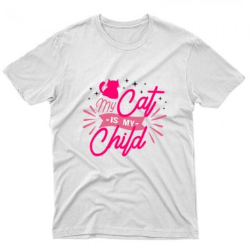 My cat is my child Unisex Póló