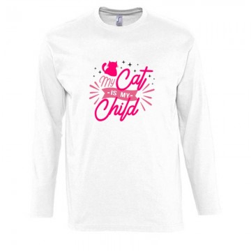 My cat is my child Hosszú Ujjú Póló