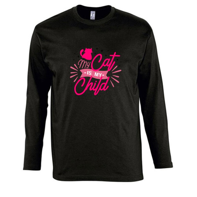 My cat is my child Hosszú Ujjú Póló