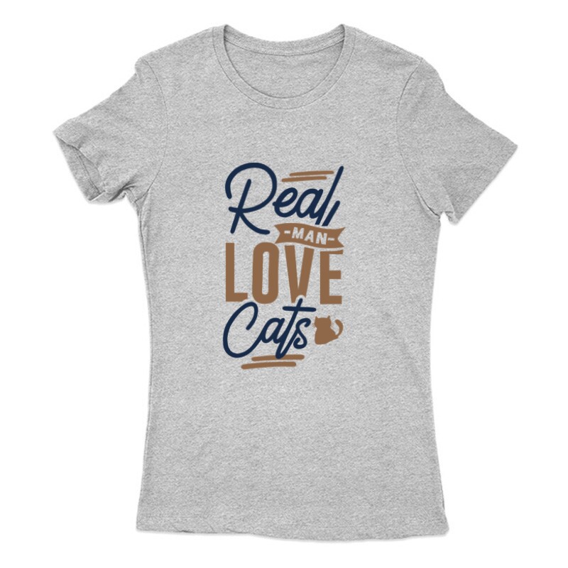 Real man love cats Női Póló