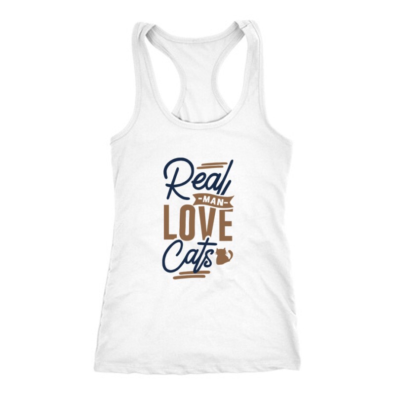 Real man love cats Női Trikó