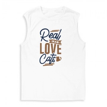 Real man love cats Férfi Trikó