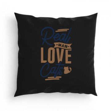 Real man love cats Párna