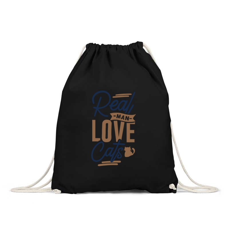 Real man love cats Hátizsák