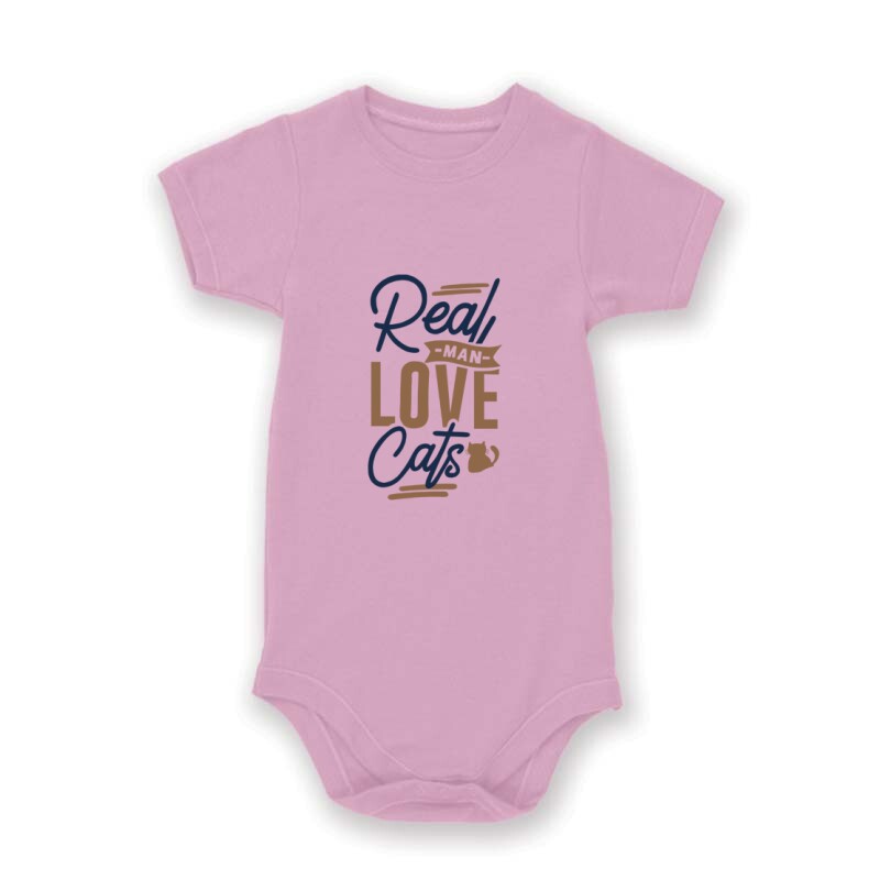 Real man love cats Baby Body
