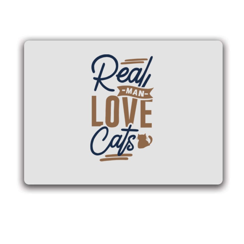 Real man love cats Egérpad