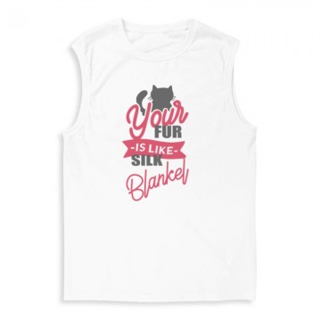 Your fur is like silk blankel Férfi Trikó