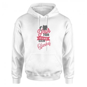 Your fur is like silk blankel Unisex Kapucnis Pulcsi