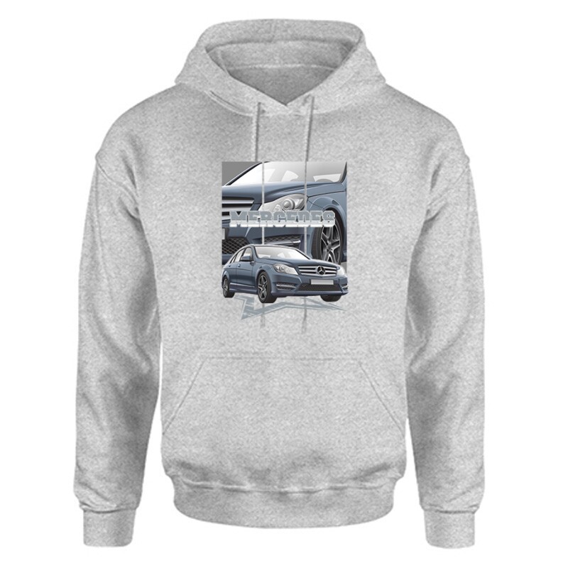 Mercedes C Class Color Unisex Kapucnis Pulcsi