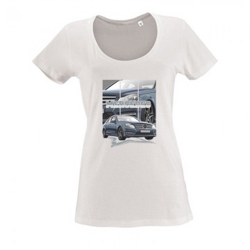 Mercedes C Class Color Női O Nyakú Póló