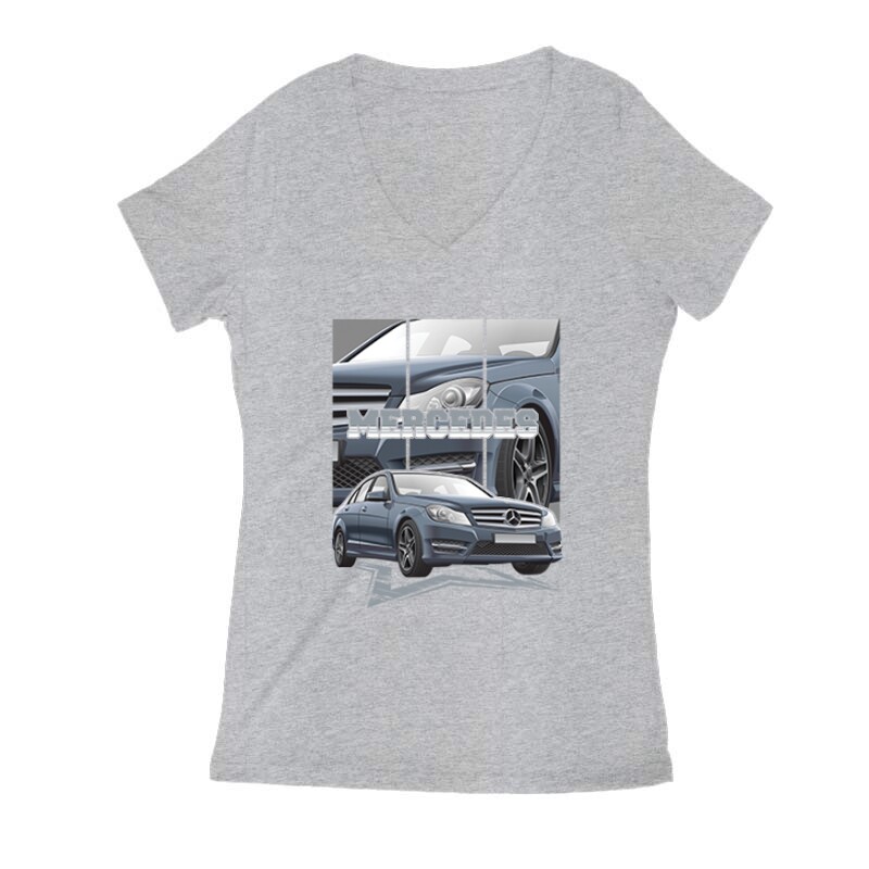 Mercedes C Class Color Női V Kivágott póló