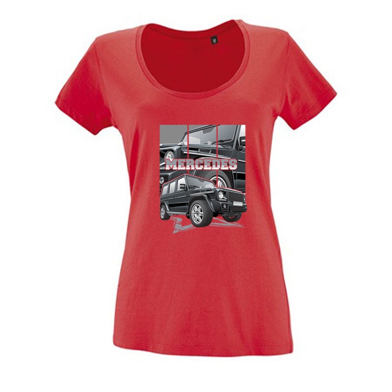 Mercedes G Class Color Női O Nyakú Póló