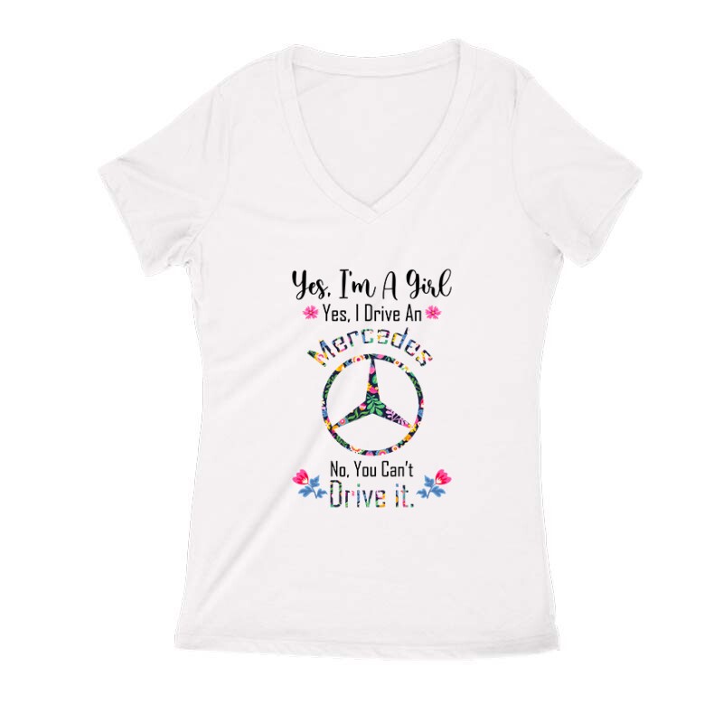 Just A Girl (Mercedes) Női V Kivágott póló
