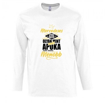 Mercedeses Apuka Hosszú Ujjú Póló