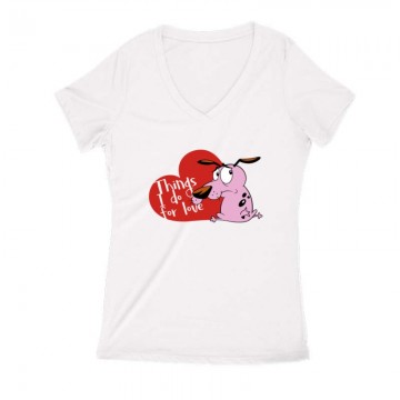 Things I do for love Női V Kivágott póló