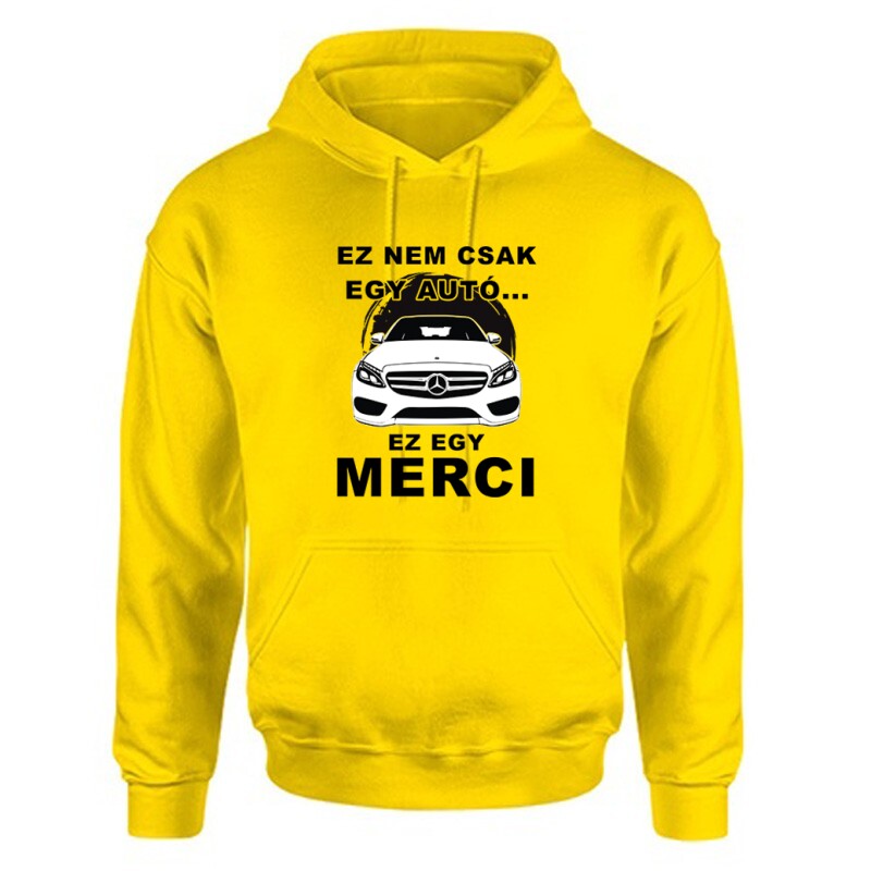 Nemcsak egy Autó (C Class) Unisex Kapucnis Pulcsi