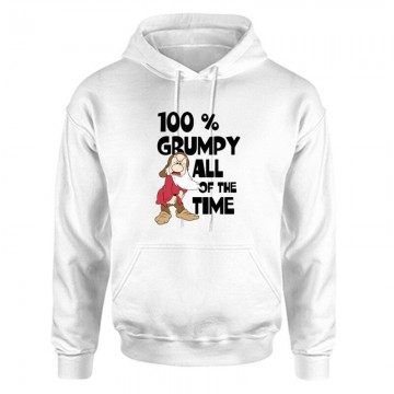 100% Grumpy Unisex Kapucnis Pulcsi