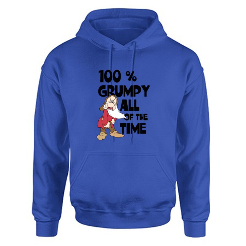 100% Grumpy Unisex Kapucnis Pulcsi