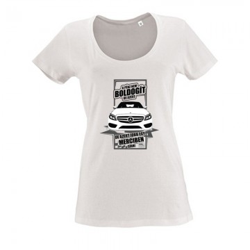 Jobb Egy Merciben Sírni (C Class) Női O Nyakú Póló