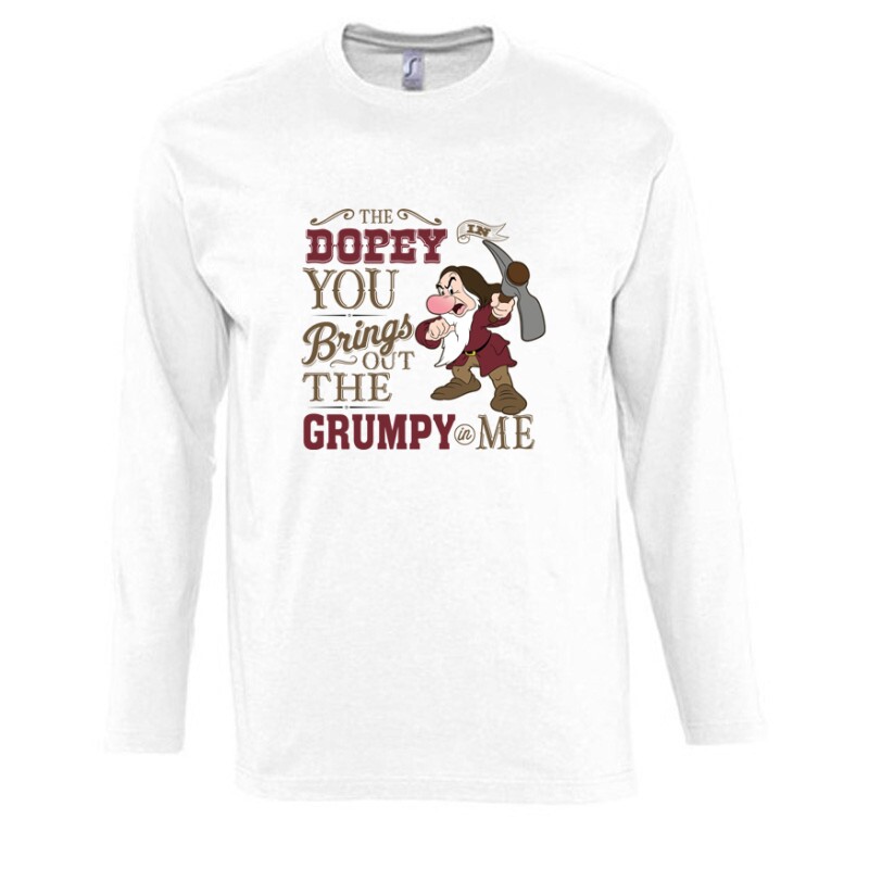 Brings out the grumpy in me Hosszú Ujjú Póló