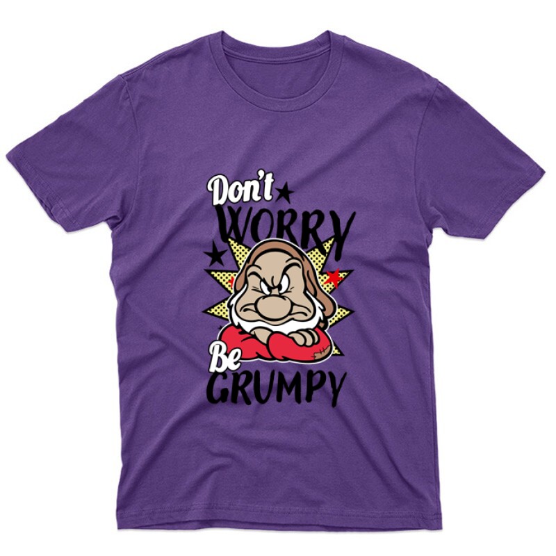 Don't worry be grumpy Unisex Póló